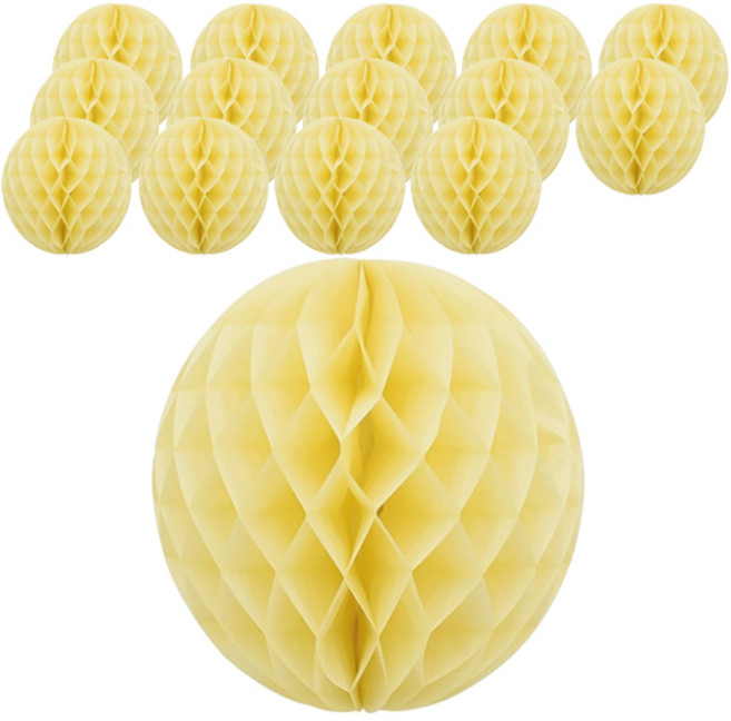 파티팡 허니컴볼 15p, 아이보리