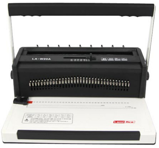 라미에이스 와이어링 제본기 LA-W20A, 120매