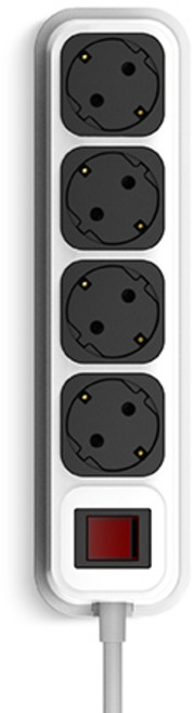 클릭탭 원터치 멀티탭 4구 TTAMS-4A, 5m, 1개