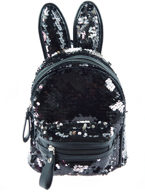 우주아이 스팽글토끼 미니백팩