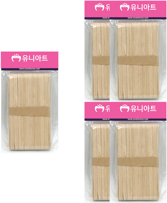 유니아트 2000 하드바 막대 대 50p, 원목, 5개입