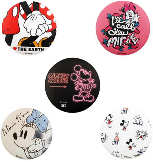 세븐스타 디즈니 버튼거울 시즌2 5종 세트, 미키프렌즈, 1개