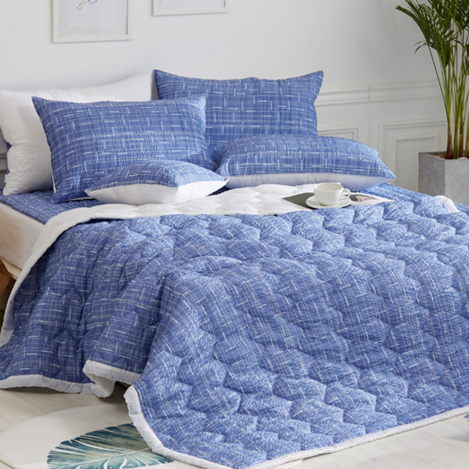 바니루이스 블리스 시어서커 리플 누비이불, 네이비