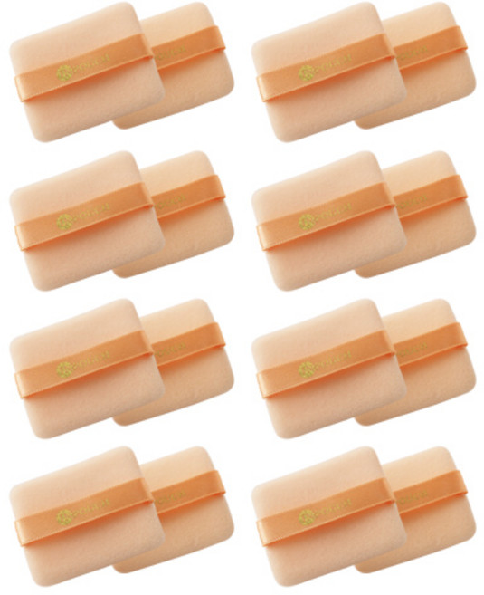 세븐스타 사각후로킹 퍼프 2p, 베이지, 8개