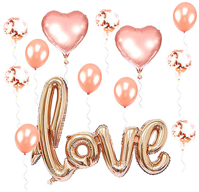 마켓감성 러브 레터링세트, 랜덤 발송, 1세트