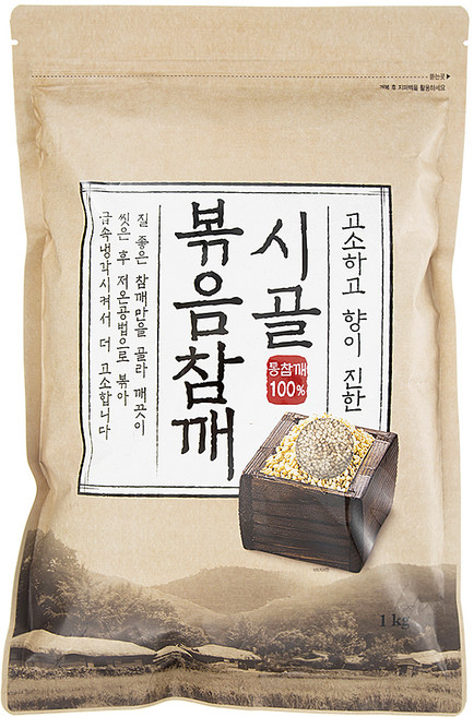 시골 볶음참깨, 1kg, 1개