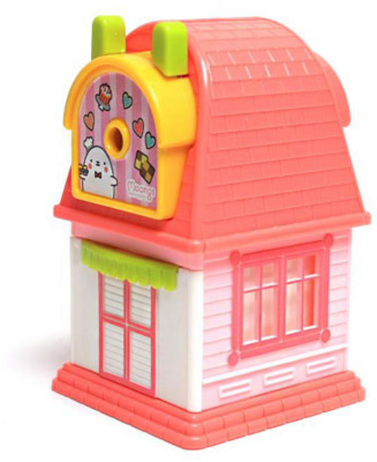 모닝글로리 14000 뭉스 MY HOUSE 연필깎이 여, 혼합 색상, 1개