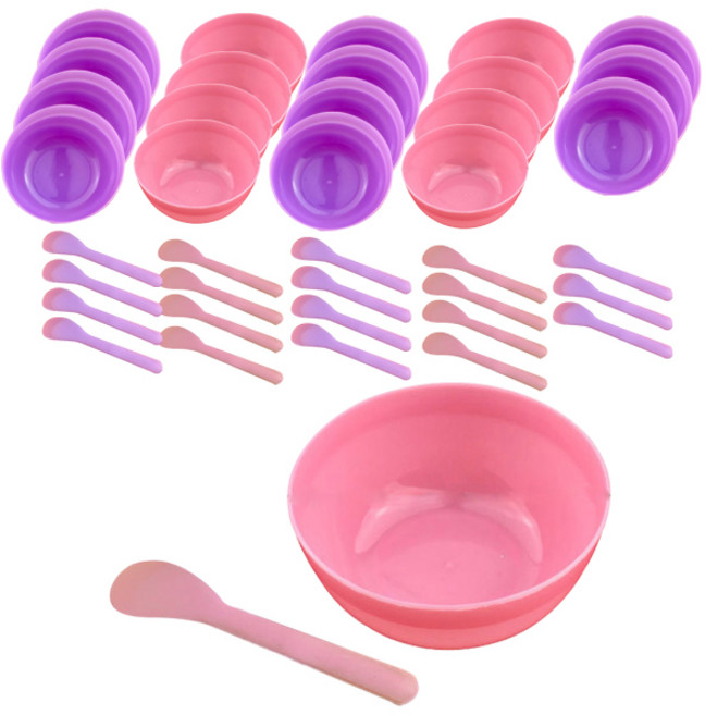 석고방향제 재료 다용도 미니 믹싱볼 9cm 20p +스틱 20p 세트, 랜덤 발송