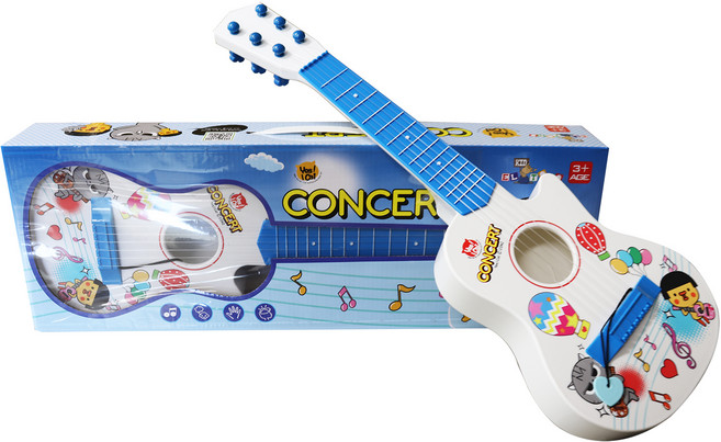 토이코 콘서트 통기타 완구, 화이트, 1개