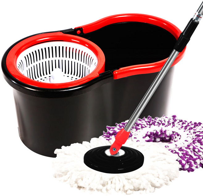 알뜨리 올인원 물걸레 청소기 스탠다드형 + 세척통 블랙, 1세트