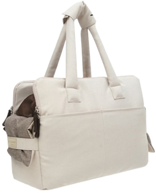 에이미러브즈펫 강아지가방 르네숄더백, 베이지, 1개