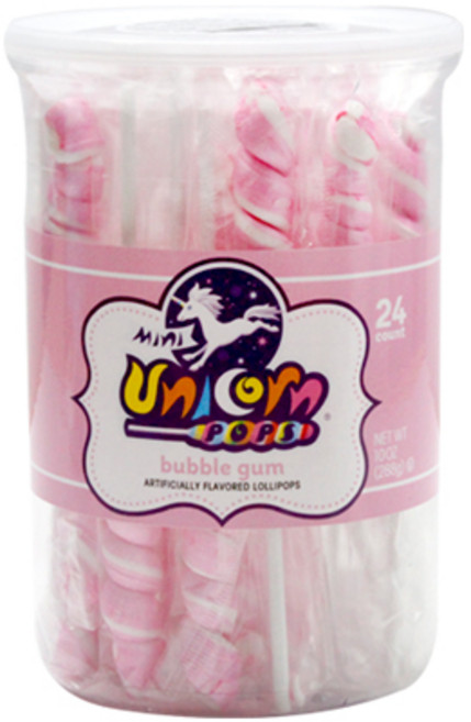 위니비니 미니유니콘팝 롤리팝 버블껌향, 288g, 1개