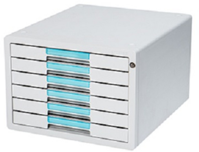 시스맥스 시스템 서류함 소형, GRAY, 6단