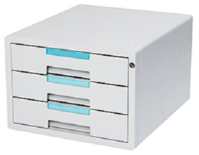 시스맥스 시스템 서류함 소형, GRAY, 3단