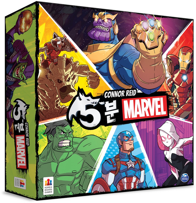 스핀마스터 코리아보드게임즈 5분 마블, 혼합 색상, 1개