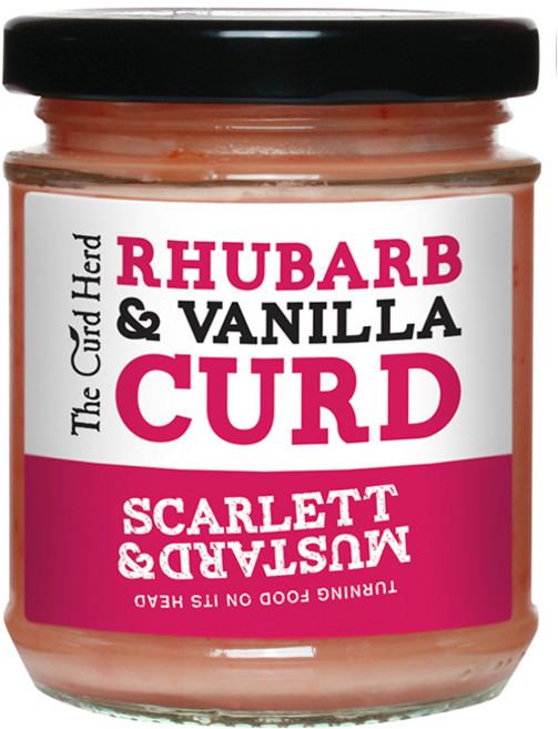 스칼렛&머스타드 루바브 앤 바닐라 커드, 200g, 1개