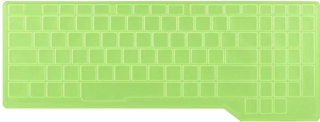 카라스 칼라스킨 에이수스 TUF FX505GE ROG GL704GW 키스킨 ASUS24번, 그린, 1개