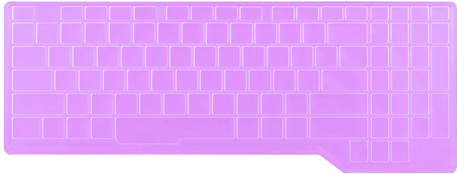 카라스 칼라스킨 에이수스 TUF FX505GE ROG GL704GW 키스킨 ASUS24번, 퍼플, 1개