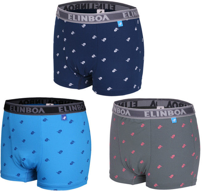 엘인보아 남아용 학생 심볼 냉감 드로즈 3종 세트