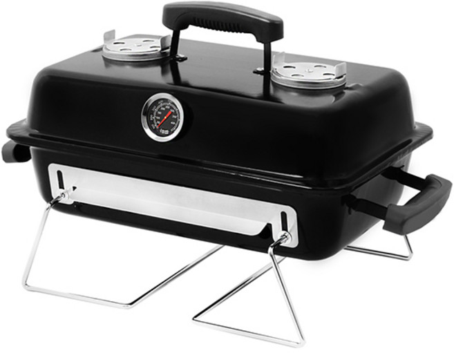 꾸버스 스모킹셰프 그릴 블랙, 1개