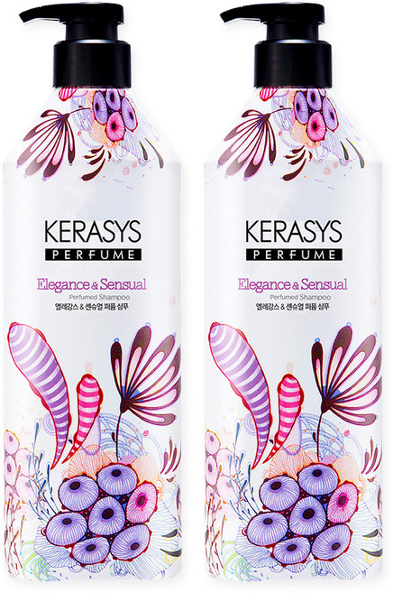 케라시스 오리지널 퍼퓸 샴푸 엘레강스 앤 센슈얼, 600ml, 2개