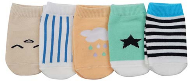 코코비도로시 아동용 북유럽믹스 양말 5족 세트