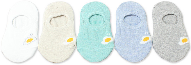 모드베베 아동용 에그파스텔 덧신 5족 세트