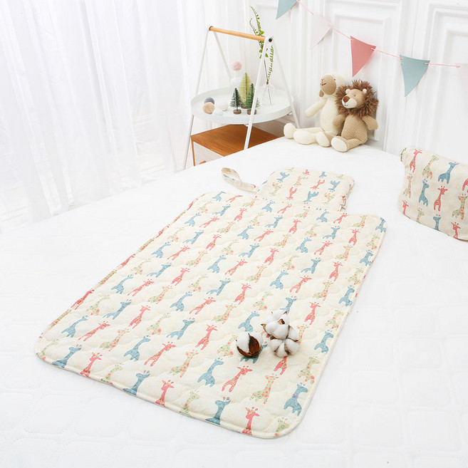 코니아일랜드 다용도 기저귀 매트, 빈티지지라프(아이보리), 1개