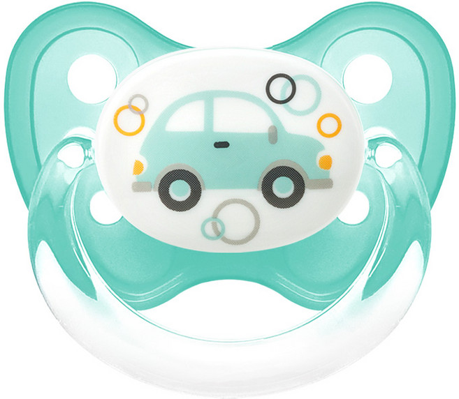 덴티스타 바른치아 노리개젖꼭지 시그니처, 3단계, 미니카, 1개