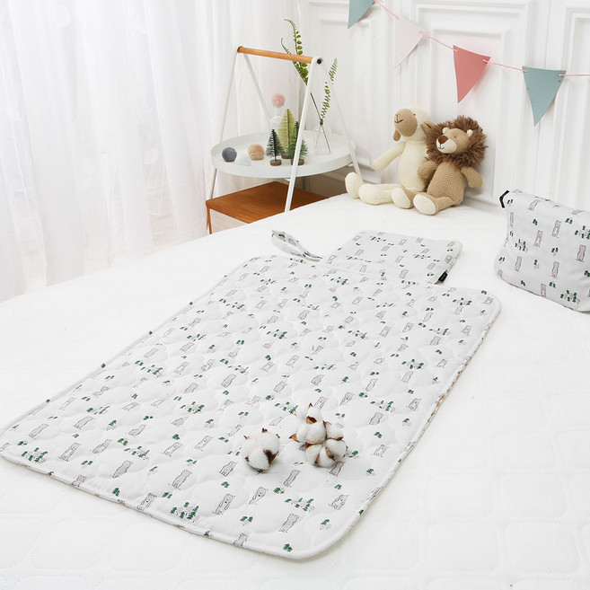 코니아일랜드 휴대용 기저귀 매트, 댄디베어, 1개