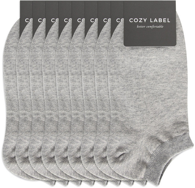 COZY LABEL 女款基本款運動踝襪 9雙