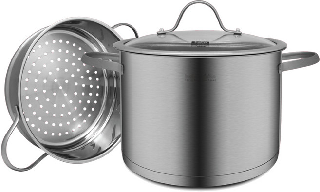 벨라쿠진 트럼펫 곰솥 7L + 찜기 4L 세트 인덕션 IH, 24cm