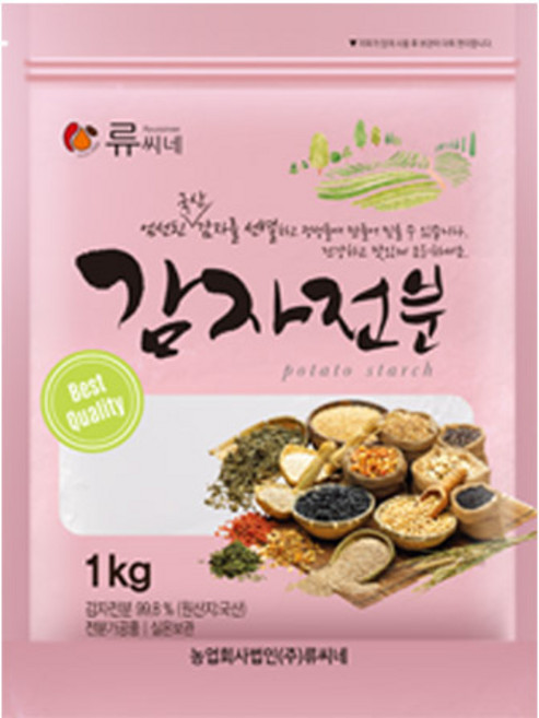 류씨네 감자전분, 1개, 1kg