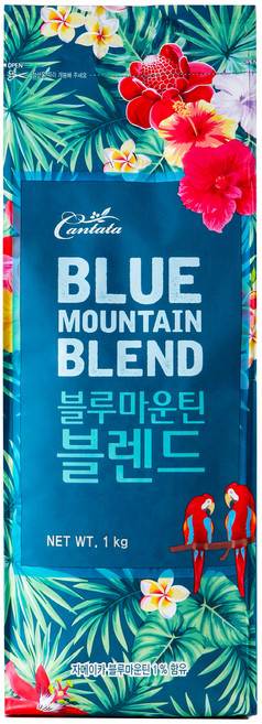 칸타타 블루마운틴 블렌드 원두 커피, 홀빈(분쇄안함), 1kg, 1개