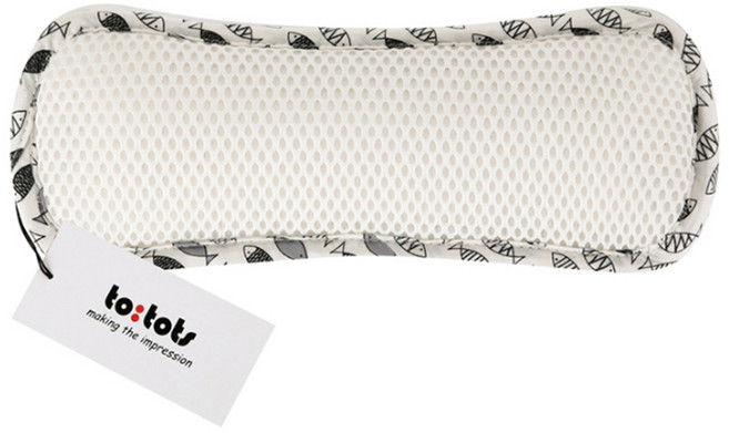 투토츠 3D 쿨시트 유모차 넥레스트, 모던피쉬 그레이, 1개