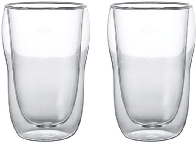 까사무띠 내열유리컵 까르네 330ml, 투명, 2개