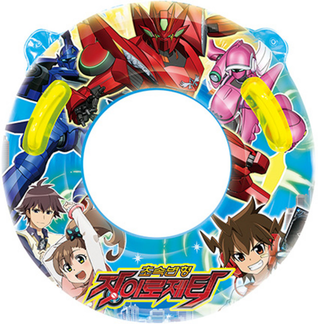 위니코니 자이로제타 손잡이 유아용 원형 튜브, 혼합 색상, 1개