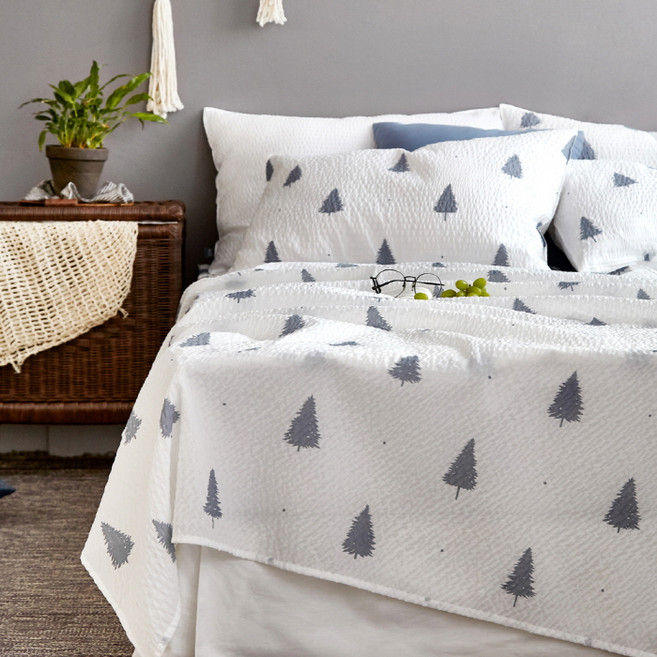 아이르 케니언 시어서커 여름 홑이불, 그레이