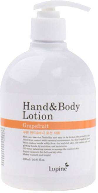 루핀 핸드 & 바디로션 그레이후르츠, 500ml, 1개