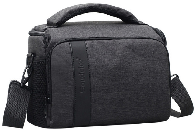 마지끄뷰어 프리미엄 카메라 크로스백 SYC432 M, 블랙, 1개