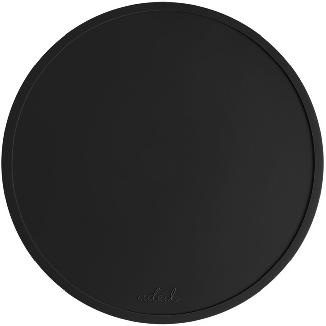 에이드엘 실리콘 AL 써클 냄비받침, 블랙, 1개