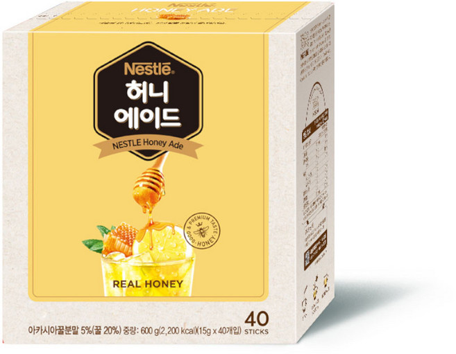 네슬레 허니 에이드분말, 15g, 40개입, 1개
