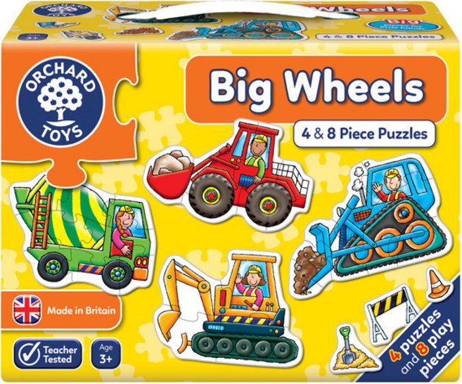 오차드토이즈 특수 자동차 가방퍼즐, 1개, 32p