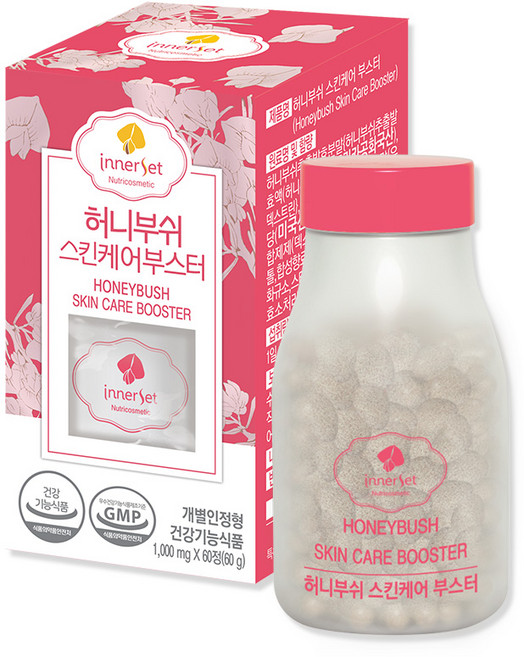 이너셋 허니부쉬 스킨케어부스터 영양제, 60정, 1개