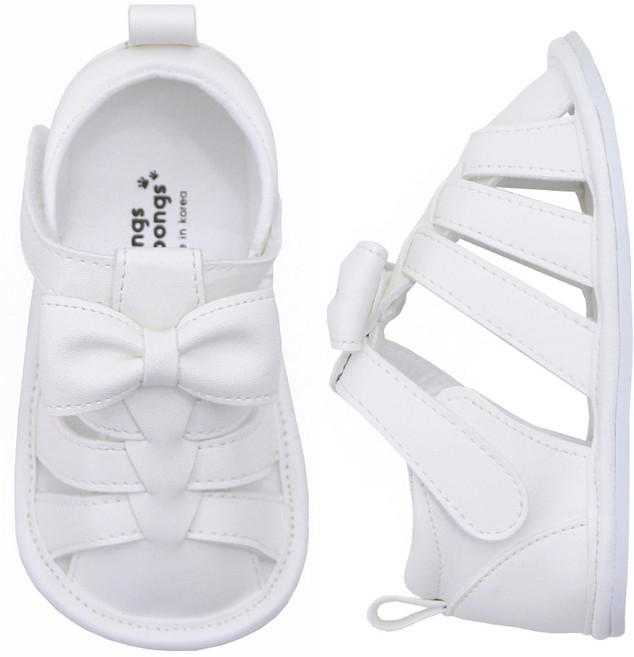 쿵스쿵스 아동용 퓨어 걸음마 샌들