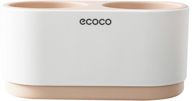 ecoco 흡착식 드라이기 다용도 거치대, 연핑크, 1개