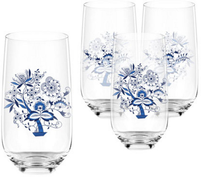 마쯔오카 국산 피에몬떼 크리스탈 맥주잔, 4개입