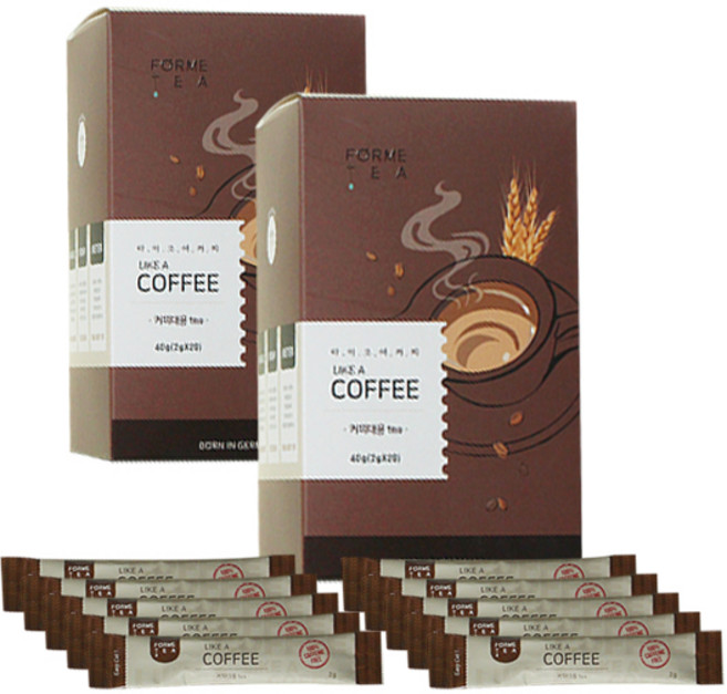 포미티 라이크어커피 커피대용 곡물차, 2g, 50개