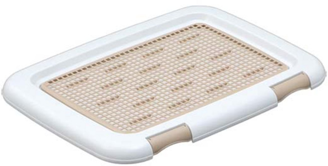 아이리스 그물망 알뜰 강아지 배변판 중형 FTT-485, 화이트, 1개