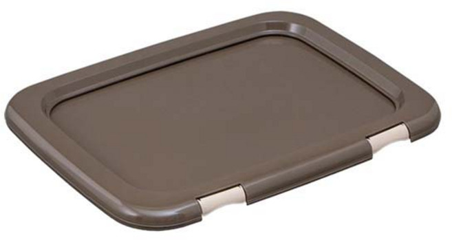 아이리스 그물망 없는 기본형 대형 배변판, 브라운, 1개